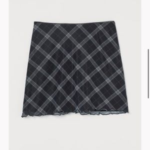 plaid skirt